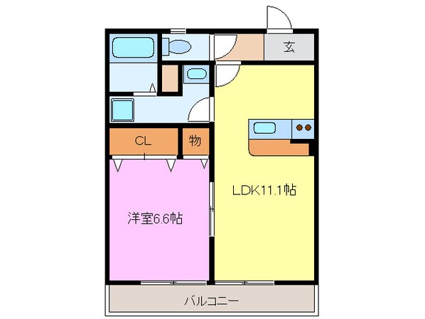 甚目寺駅 徒歩17分 2階の物件間取画像